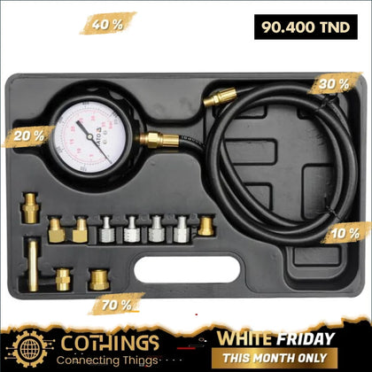 Kit Testeur De Pression D'Huile 0-35Bar 12Pcs