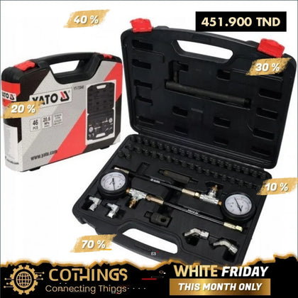 Kit Testeur De Pression De Frein 46Pcs