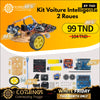 Kit Voiture 2WD Intelligente 2 Roues - Domotique Tunisie