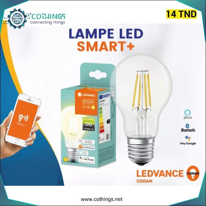 LAMPE LED CONNECTÉE SMART AVEC BLUETOOTH 6W LUMIÈRE BLANC CHAUD