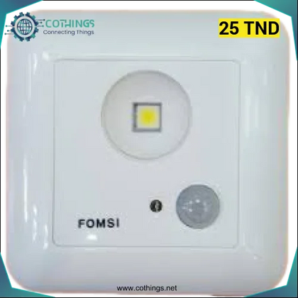 Lampe de sécurité Led 1w avec détecteur de mouvement-Famosi FM-C1