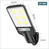 Acheter Lampe solaire de jardin avec capteur crépusculaire et mouvement | IP65, 72 LED COB, télécommande IR en Tunisie - Disponible au meilleur prix sur CoThings