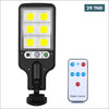 Acheter Lampe solaire de jardin avec capteur crépusculaire et mouvement | IP65, 72 LED COB, télécommande IR en Tunisie - Disponible au meilleur prix sur CoThings