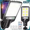 Acheter Lampe solaire de jardin avec capteur crépusculaire et mouvement | IP65, 72 LED COB, télécommande IR en Tunisie - Disponible au meilleur prix sur CoThings