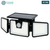 Acheter Lampe solaire triple LED 550 lumens avec détecteur de mouvement et telecommande en Tunisie - Disponible au meilleur prix sur CoThings
