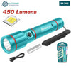 Acheter Lampe Torche LED 450 Lumens Rechargeable TOTAL Haute Performance TCFL1865051 en Tunisie - Disponible au meilleur prix sur CoThings