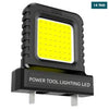 Acheter Lampe de travail LED COB pour batterie d'outil électroportatif – noir en Tunisie - Disponible au meilleur prix sur CoThings