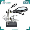 Acheter Loupe de bureau LED 90 mm avec pince d’aide à la réparation électronique – Modèle 16129-C – Prise EU en Tunisie - Disponible au meilleur prix sur CoThings