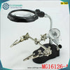 Loupe avec Lampe LED 65MM Outils Main Libre Pour Reparation PCB