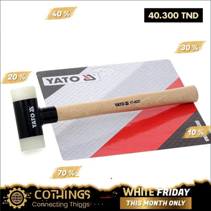 Maillet Embout Plastique 420Gr D.40