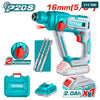 Acheter Marteau Perforateur 20V SDS Plus 16 mm LED 2 Fonctions Total P20S TRHLI201681 en Tunisie - Disponible au meilleur prix sur CoThings