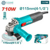 Acheter Meuleuse 115 mm 710W TOTAL – TG10711576 en Tunisie - Disponible au meilleur prix sur CoThings