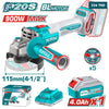 Acheter Meuleuse Angle Brushless 20V P20S 4Ah 115 Mm TOTAL TAGLI261521 en Tunisie - Disponible au meilleur prix sur CoThings