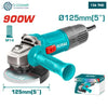 Acheter Meuleuse Angulaire 900W 125mm TOTAL Meulage  TG10912556 en Tunisie - Disponible au meilleur prix sur CoThings