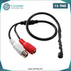 Acheter Microphone filaire miniature pour caméra de surveillance CCTV avec connecteurs RCA en Tunisie - Disponible au meilleur prix sur CoThings