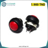 Mini bouton poussoir rond Rouge étanche PBS-33B 12MM 2PIN Auto-Reset