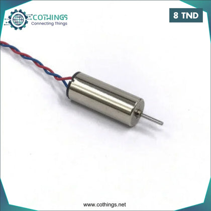 Mini Moteur 45000 RPM 7x20mm 2 fils rouge et bleu - Domotique Tunisie