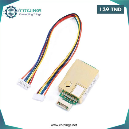 Module de capteur de détection de CO2 MH Z19B avec cable Domotique
