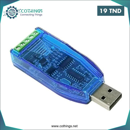 Module de Communication USB vers RS485 isolé de qualité industrielle