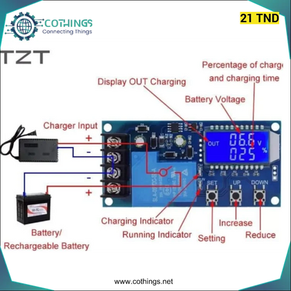 Module de contrôle de charge de batterie NC XY-L30A - Domotique