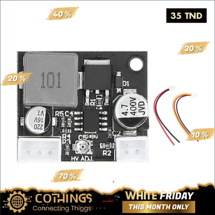 DC - DC Boost Converter Module 5V 12V to 150-220V Boost Regulator
