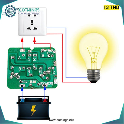 Module d’alimentation élévateur double canal 12V à 220V 35W