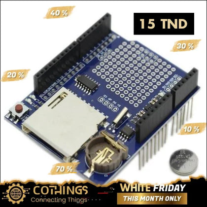 Module d’enregistrement de données V1.0 pour carte SD Arduino UNO