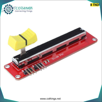 Module Potentiomètre diapositive réglable 10K (slide) - Domotique