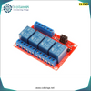 Module Relais 4 Canaux 5v Avec Optocolor Et Bornes À Vis - Domotique