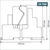 Acheter Module Relais DRMKIT 24VDC 4CO LP/PB Weidmüller en Tunisie - Disponible au meilleur prix sur CoThings