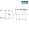 Acheter Module Relais DRMKIT 24VDC 4CO LP/PB Weidmüller en Tunisie - Disponible au meilleur prix sur CoThings