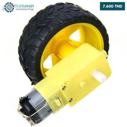 DollaTek 2Pcs 6V N20 Micro Engrenage Moteur Avec Roue En Caoutchouc Pour Robot Smart Car DollaTek 2Pcs 6V N20 Micro Engrenage Moteur Avec Roue En Caoutchouc Pour Robot Smart Car