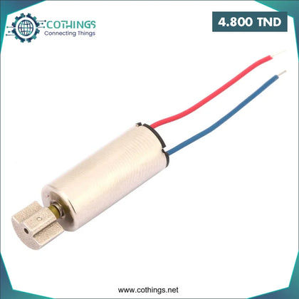 Moteur Vibrateur 6x12mm 1,5-3,8 (V) DC - Domotique Tunisie