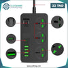 Acheter Multiprise ONESAM 3000W, 3 Prises, 4 USB, 2 Type-C en Tunisie - Disponible au meilleur prix sur CoThings