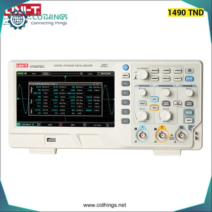 Oscilloscope Numérique UTD2072CL - Domotique Tunisie