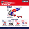 Acheter Pack Meuleuse d'Angle 115mm 710W + 25 Disques + 5 Disques à Lamelles - EMTOP en Tunisie - Disponible au meilleur prix sur CoThings