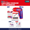 Acheter Pack Mini-Visseuse 4V 4N.m Type-C + Jeu de 6 Tournevis + 2 Tournevis S2 Offerts - EMTOP en Tunisie - Disponible au meilleur prix sur CoThings