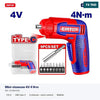 Acheter Pack Mini-Visseuse 4V 4N.m Type-C + Jeu de 6 Tournevis + 2 Tournevis S2 Offerts - EMTOP en Tunisie - Disponible au meilleur prix sur CoThings