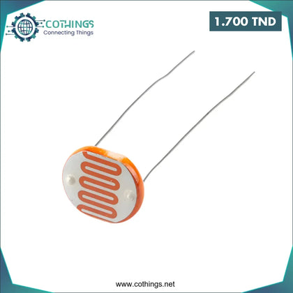 Photoresistance LDR 12mm GL12528 - Domotique Tunisie