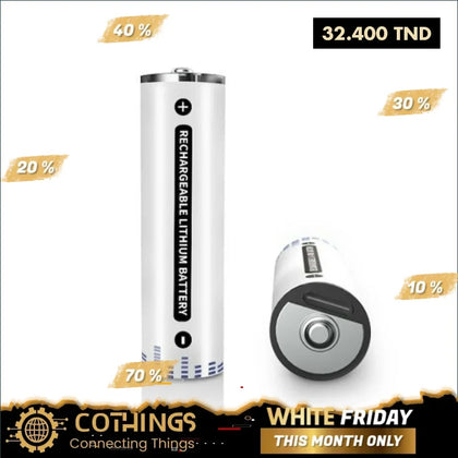 Pile AA USB rechargable 2200W - Domotique Tunisie