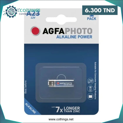 Pile AGFAPHOTO Platinuim A23 12V ALKALINE - Domotique Tunisie