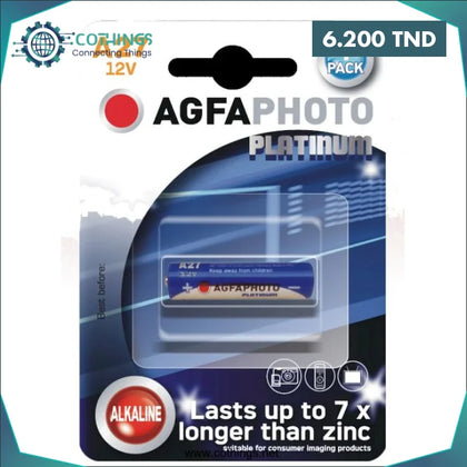 Pile AGFAPHOTO Platinuim A27 12V ALKALINE - Domotique Tunisie