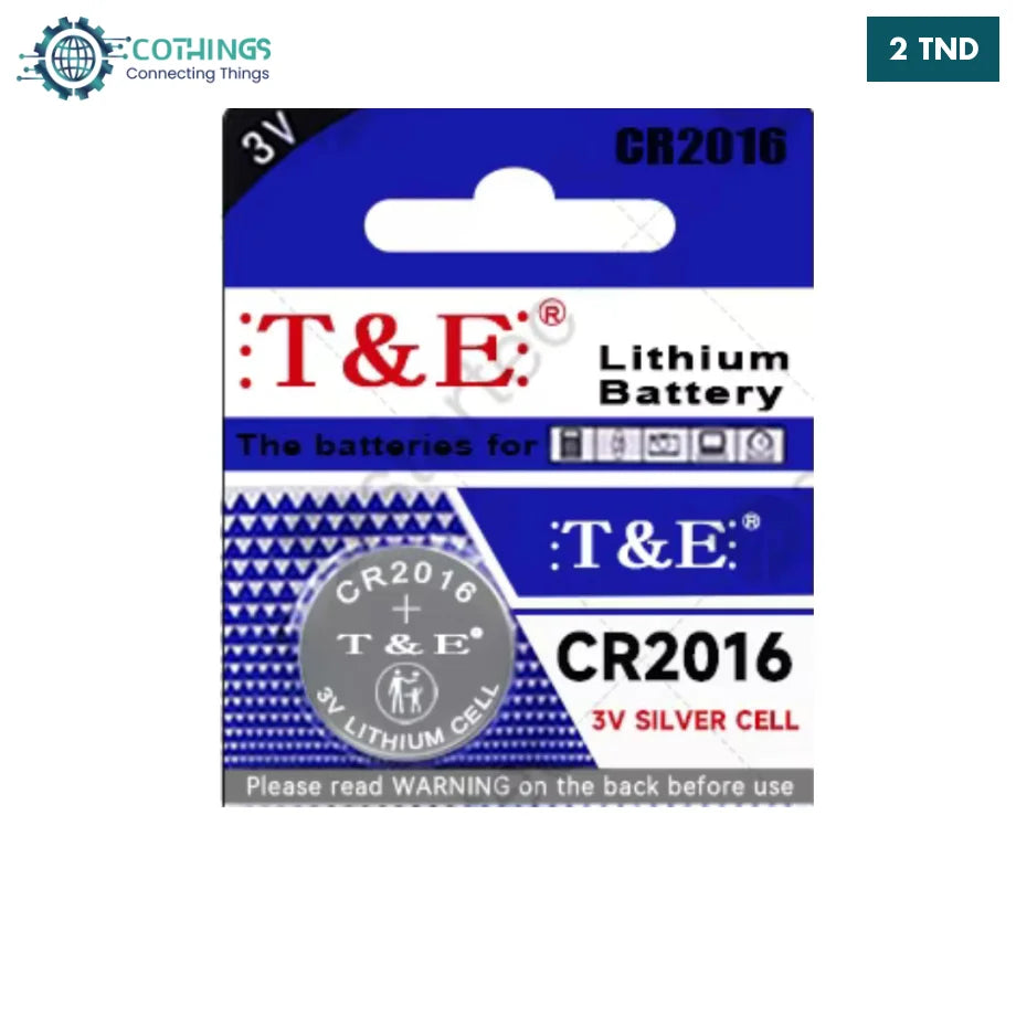Pile CR2016 3V - CoThings | CoThings - Vente Arduino, Raspberry Pi ...