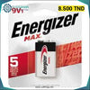 Pile Energizer MAX 9V Alkaline 522 - Domotique Tunisie