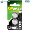 Acheter Pile Lithium GP CR2016 3V en Tunisie - Disponible au meilleur prix sur CoThings