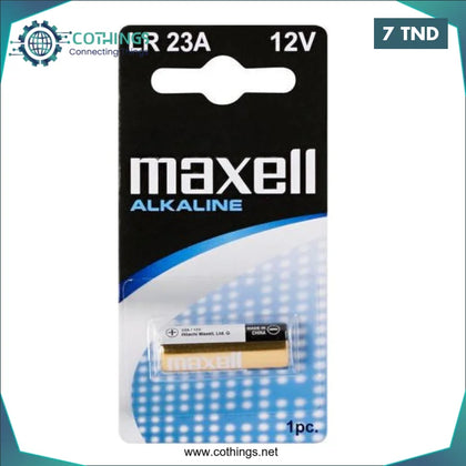 Pile Maxell Alcaline LR 23A 12v - Domotique Tunisie