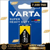 Pile VARTA superlife 9V Alkaline BP1 - Domotique Tunisie