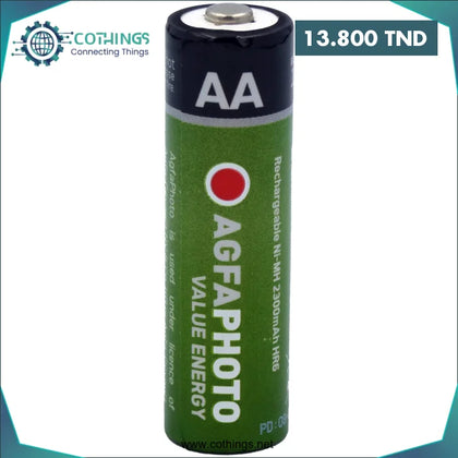 Piles AA HR06 Rechargeables Instant Energy 2300mAh AGFA (1pcs)