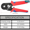 Acheter Pince à sertir Heschen HSC8 6-4mm² pour câbles à embouts carrés de 0,25 à 6,0 mm² en Tunisie - Disponible au meilleur prix sur CoThings
