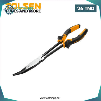PINCE A BEC DEMI ROND COUDÉ 280MM TOLSEN - Domotique Tunisie